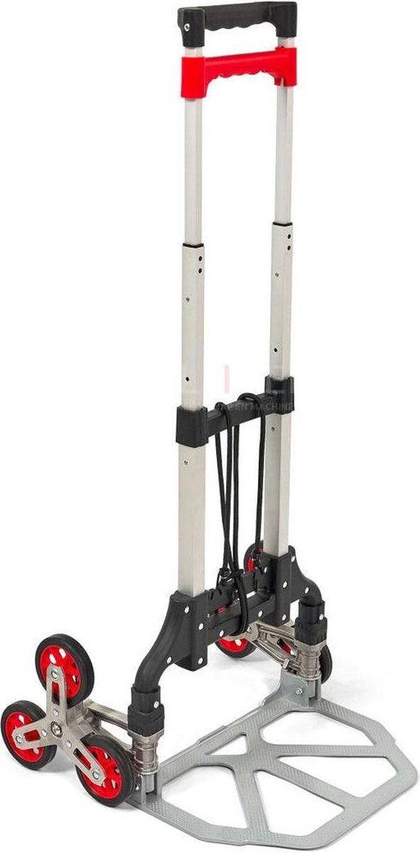 עגלת משא מתקפלת עד 70 ק"ג עם 6 גלגלים למדרגות דגם 1083171