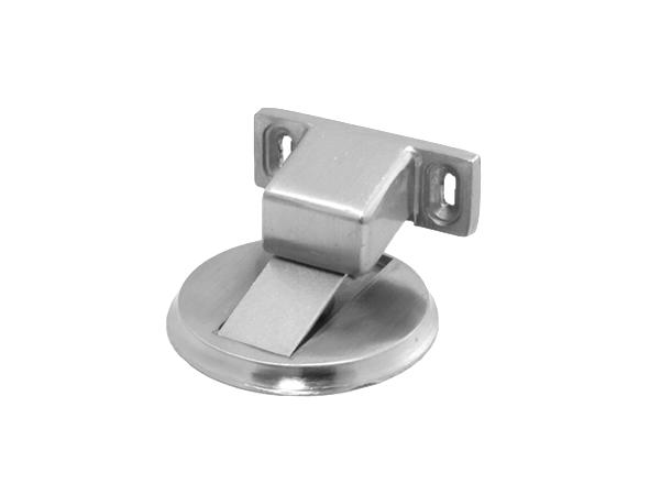 מעצור דלת מגנטי שטוח ניקל מוברש