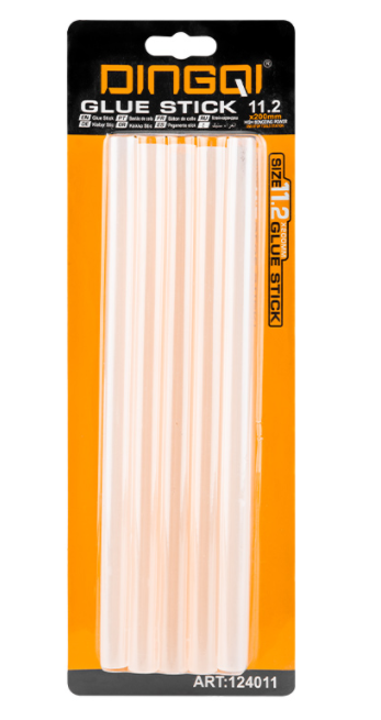 עשיריית נרות דבק חם 11 מ"מ בבליסטר דגם 124011