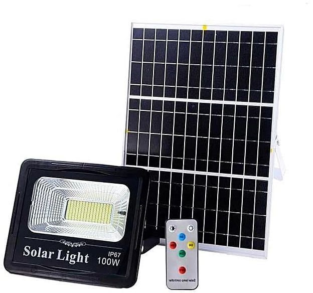 תאורת הצפה סולארית + שלט