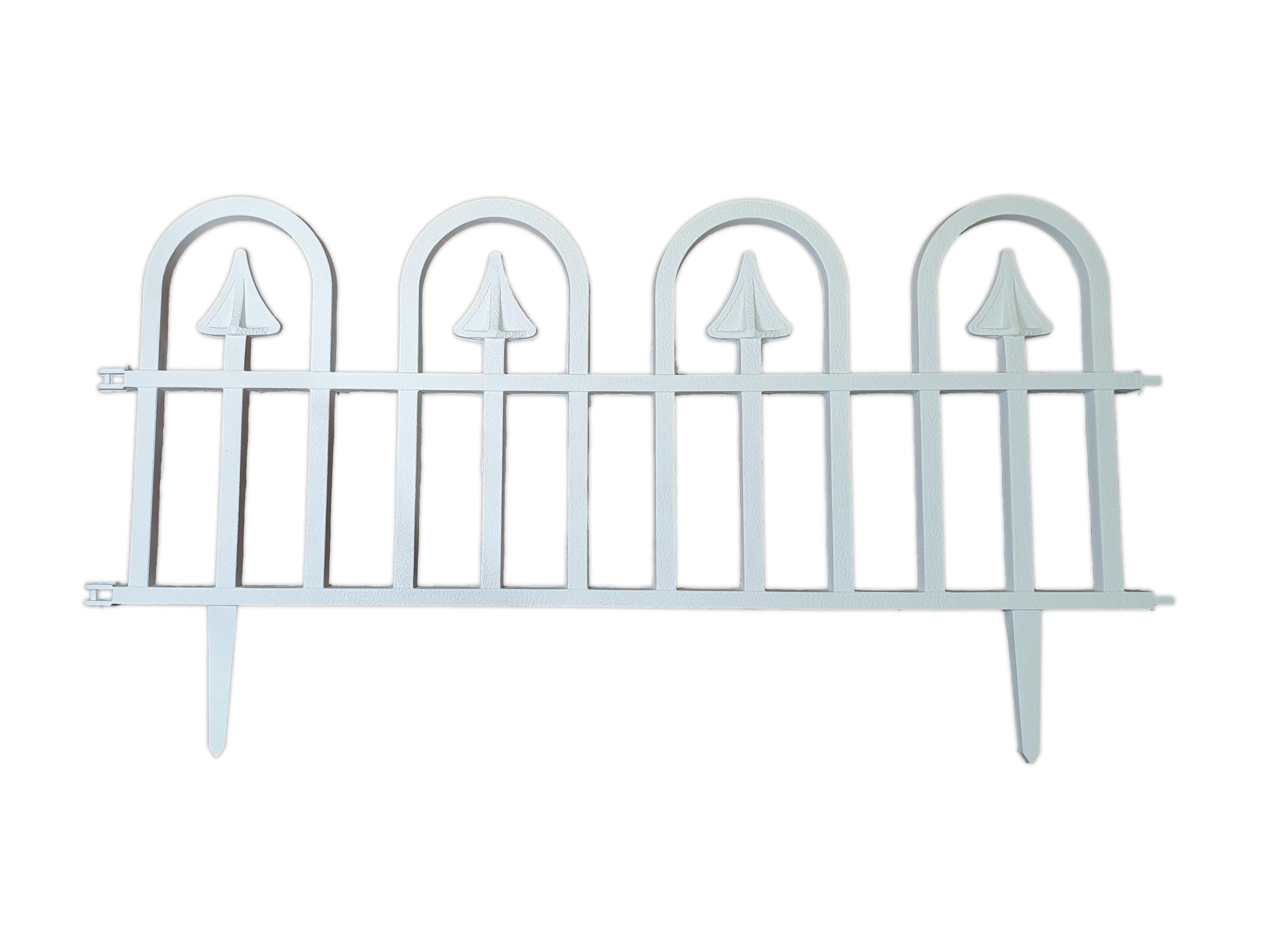 גדר פלסטיק עגולה עם דקרים לאדמה