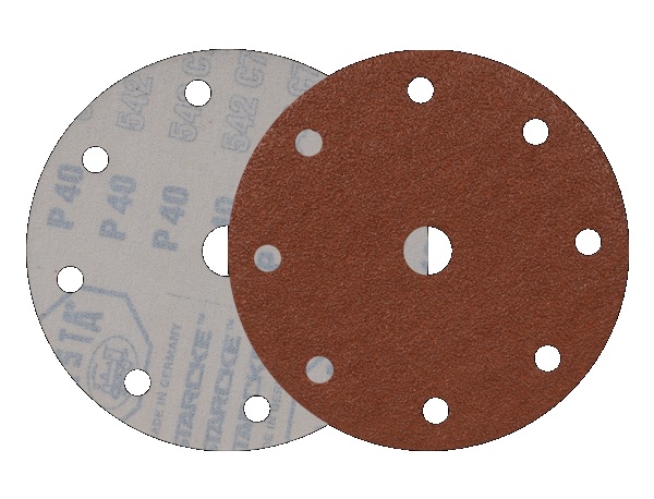 דיסקית ליטוש סקוטש 6" עם 8 חורים למלטשת חשמלית - קופסה