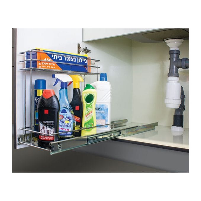 עגלת חומרי ניקוי על מסילות לארון דגם 515210