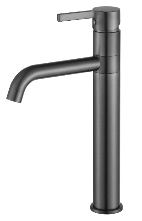 ברז פרח גבוה עם פיה מסתובבת דגם 80767 גרפיט 