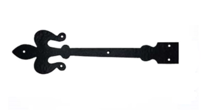 דמוי ציר דקורטיבי מושחר לדלתות ושערים דגם 174