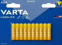 עשיריית סוללות VARTA LONGLIFE AAA