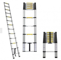 סולם טלסקופי 3.2 מ' נשען מתקפל דגם KR-3.2X