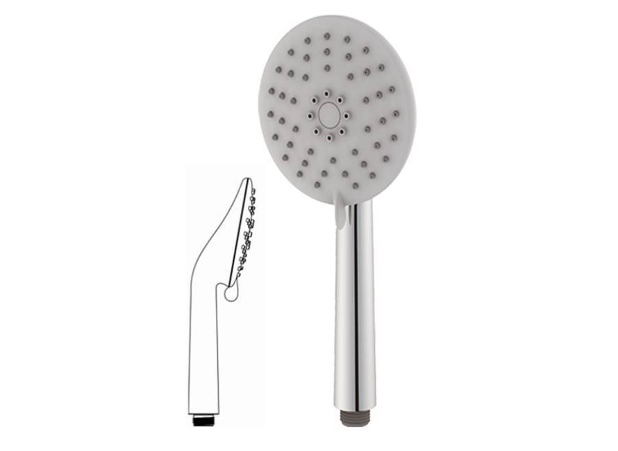 מקלח יד/מזלף לאמבט 3 מצבים עגול דגם 1840