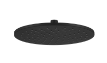 ראש גשם עגול קוטר 300 מ"מ דגם 302 שחור מט  