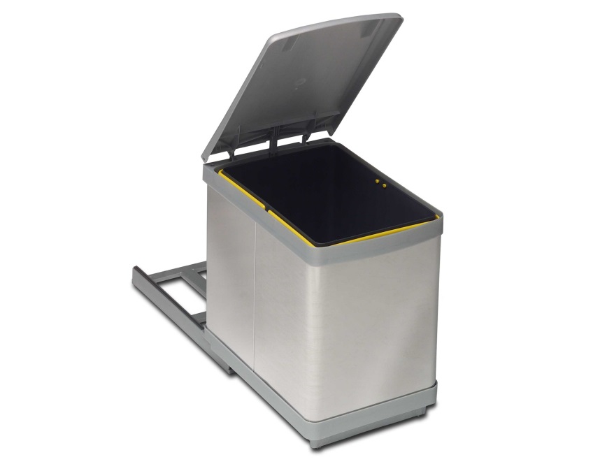 פח אשפה נשלף למטבח 16 ליטר דגם 281