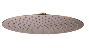 ראש גשם נירוסטה עגול קוטר 300 מ"מ דגם 6045 רוז גולד  