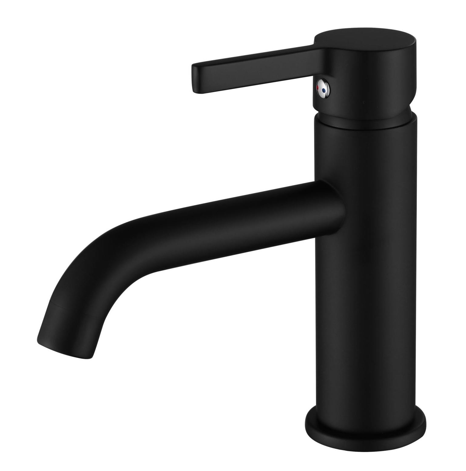 ברז קבוע קצר לכיור דגם 80752 שחור מט 