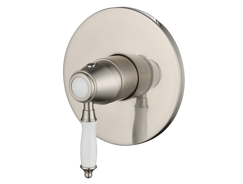 אינטרפוץ 3 דרך קומפלט בשילוב פורצלן דגם 9006 ניקל מוברש 