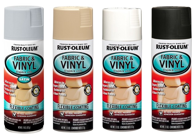 ספריי צבע לעור סינטטי / סקאי / בד